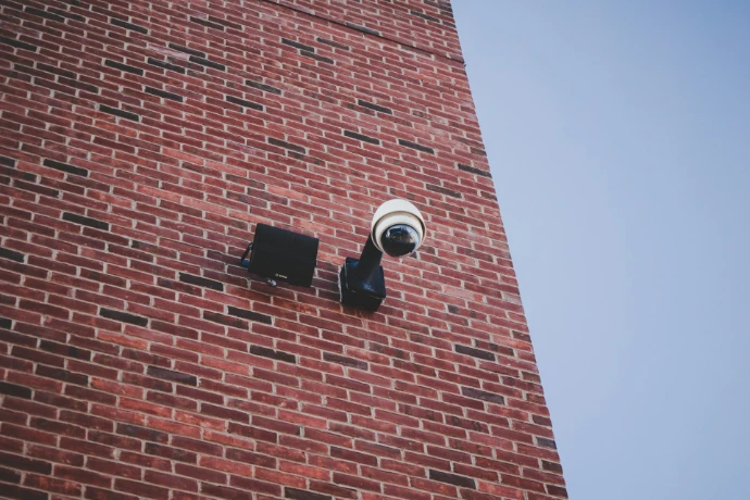 Wall mounted CCTV Camera
